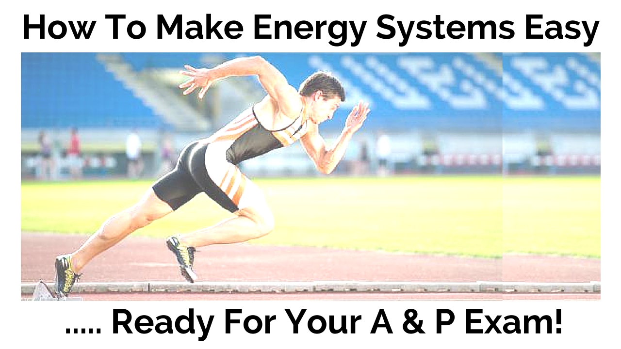 How to make energy systems easy, ready for your A & P Exam