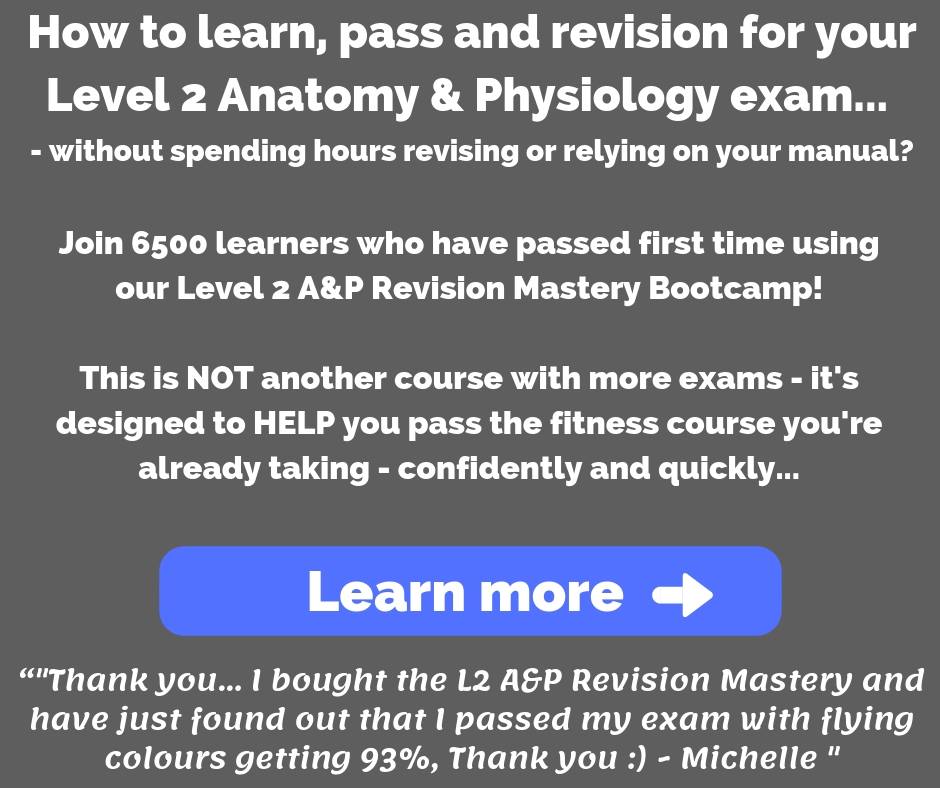 L2 Anatomy and Physiology Revision Mastery Bootcamp