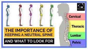 The importance of a neutral spine and what to look for
