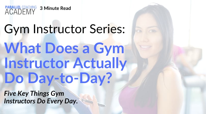 What Does a Gym Instructor Actually Do Day-to-Day